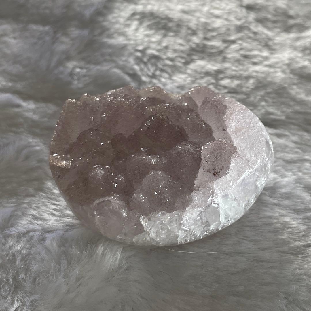 【匿名配送】ピンクアメジスト クラスター 結晶 水晶 天然石 原石 デンドリ入り